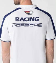 Hugo Bos s X Porsche White Logo Work Premium Polo T-shirt