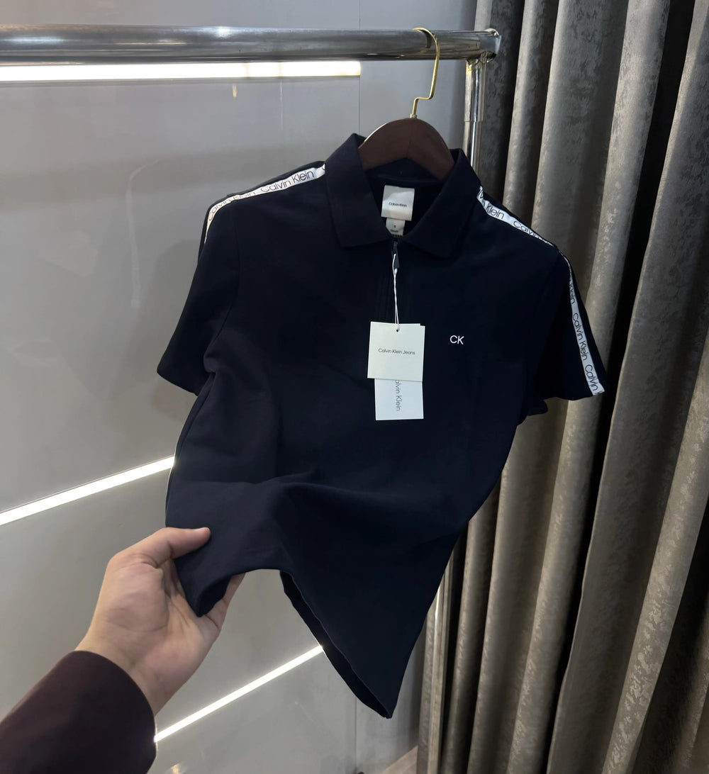 Calvin Klein Navy Blue Premium Polo T-Shirt