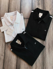 Calvin Klein Black Premium Polo T-Shirt