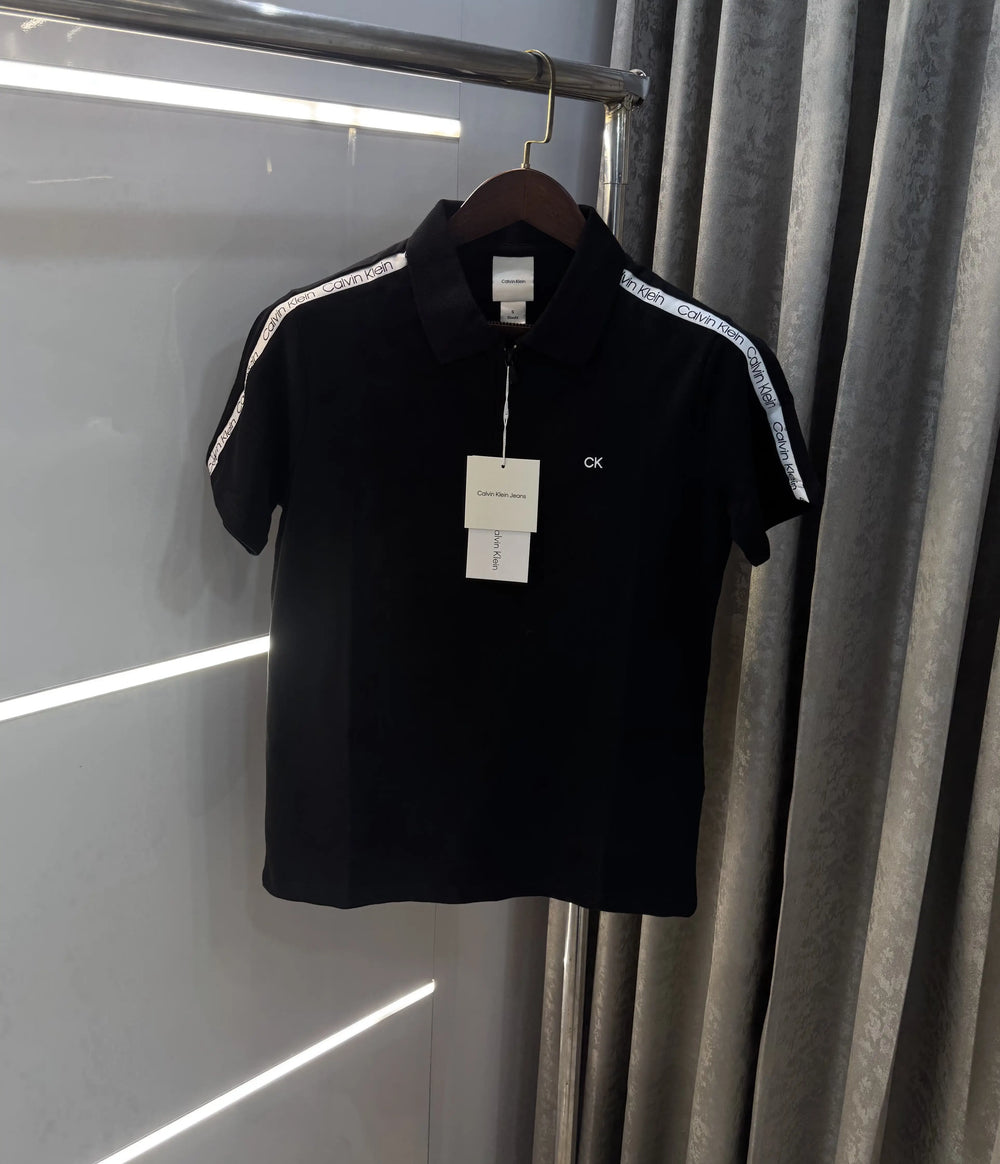 Calvin Klein Black Premium Polo T-Shirt