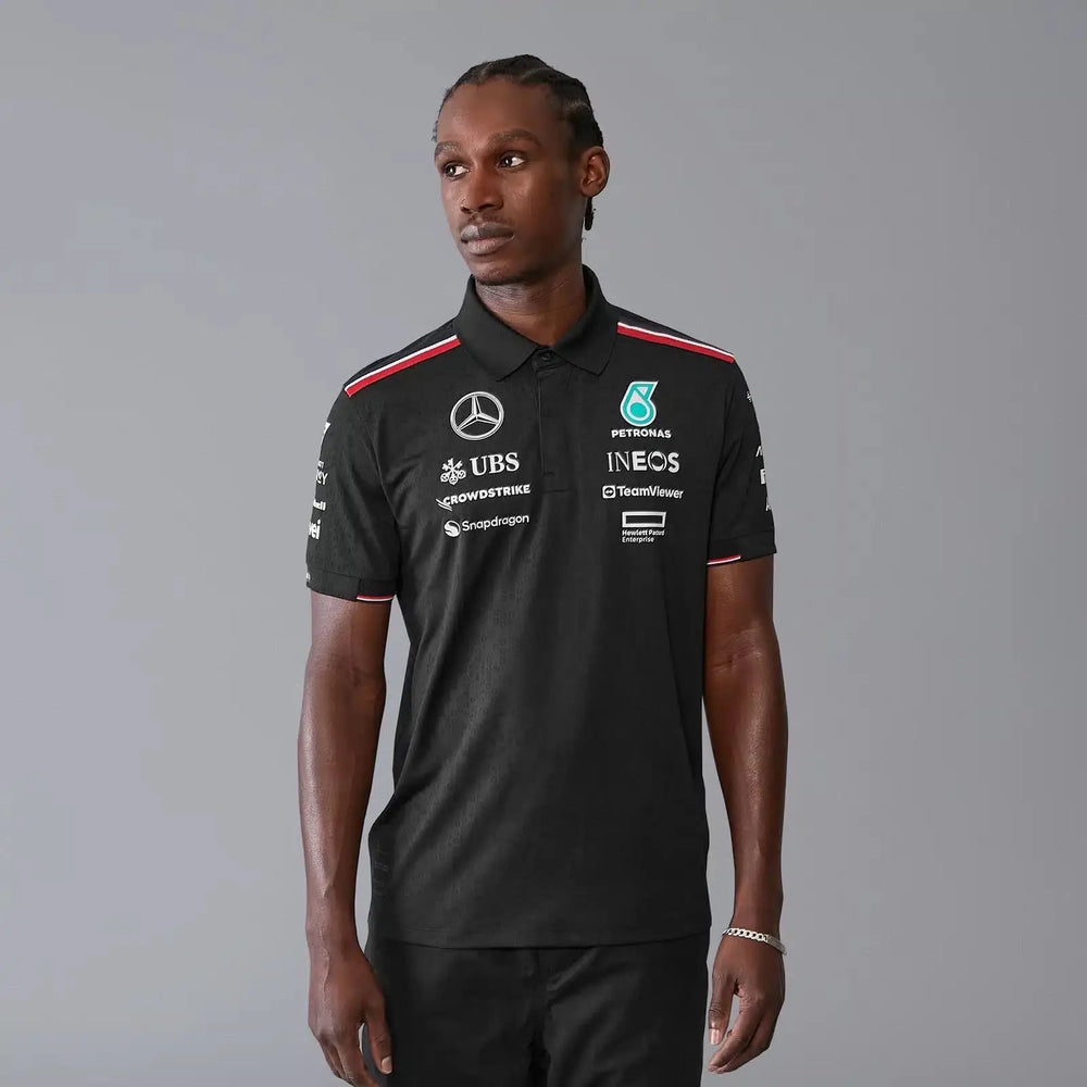 Tomm y Hilfiger Black Premium Polo T-shirt