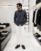 Dolce&Gabban a Grey White Italian Imported Combo