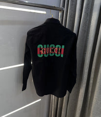 Gucc i Black Logo Work Premium Shirt