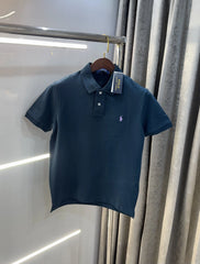 Ralph Lauren Bottle Green Embroidery Logo Premium Classic Polo T-Shirt