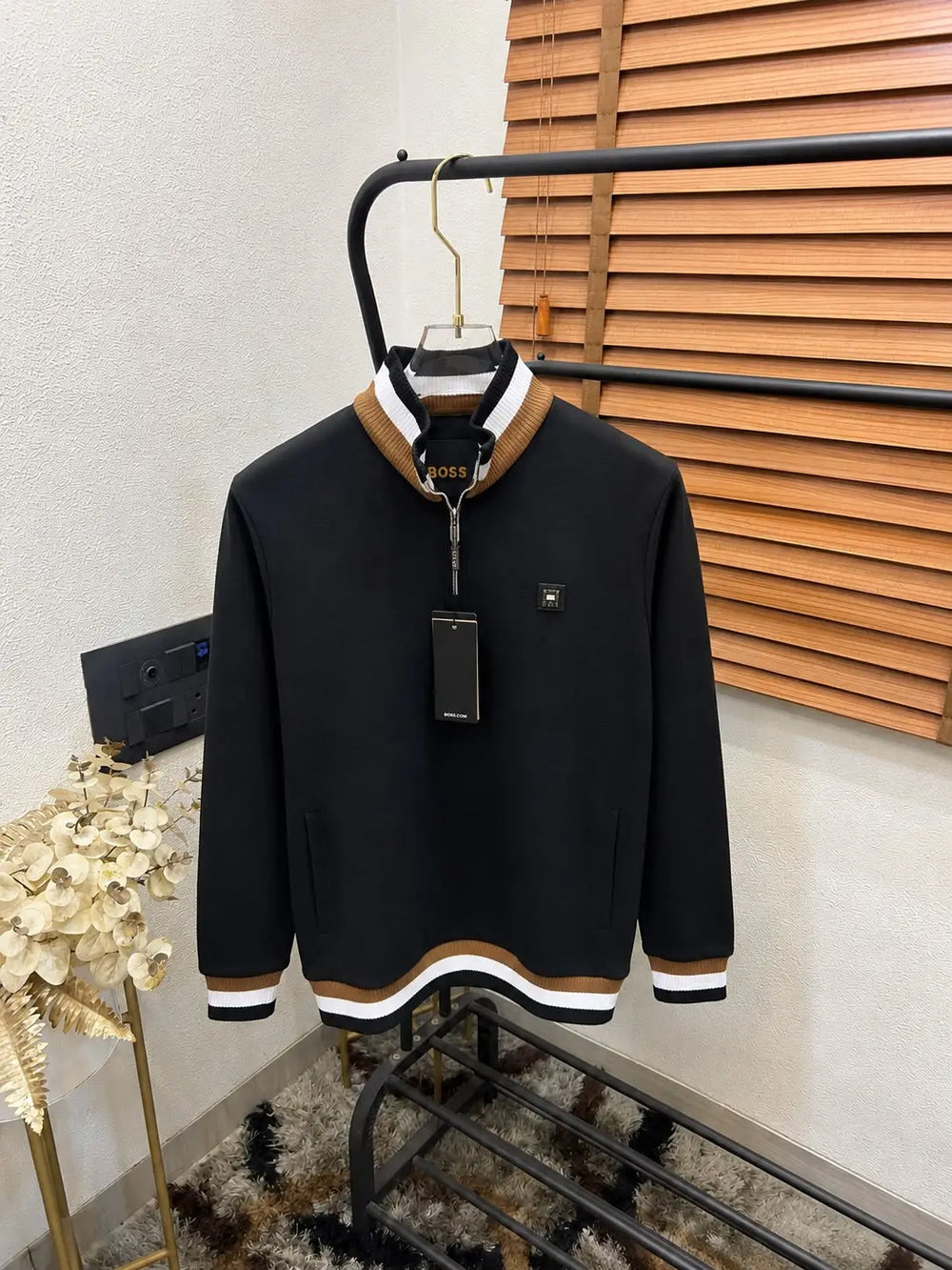 Boss Imported Exclusive Full Sleeve Half Zipper Premium Sweater (DN 616)