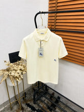 Burberr_y Logo Embroidered Imported Classic Polo T-shirt (DN 618)