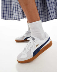 Puma palermo vapor "WHITE/NAVY"