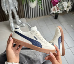 Puma palermo vapor "WHITE/NAVY"