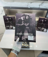 Dolce&Gabbana Lavender Steel Logo Imported Polo T-Shirt With Box Packing