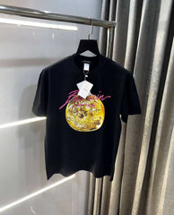 Balmai n Paris Black Logo Print Imported Oversized T-Shirt