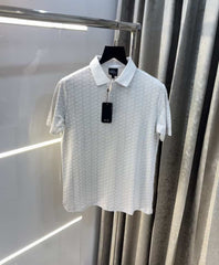 Arman i E...x.change White monogr@m Premium Polo T-Shirt