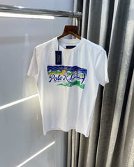 Ralph Lauren White Printed Premium T-Shirt