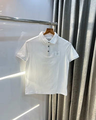 Arman i Exchange White Embroidery Patch Logo Premium Polo T-Shirt