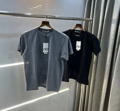 Zar a Black Seen Through Premium T-Shirt