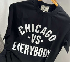 Gucc_i Black Chicago Edition Imported Oversized T-Shirt