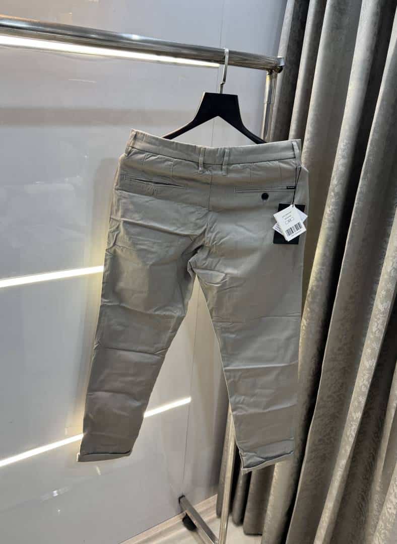 Hacket London Light Grey Premium Classic Cotton Trouser