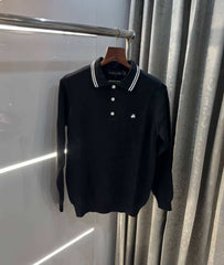 Brooks Brother Black Premium Knitted Pull Over