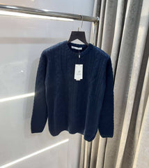 Zar a Navy Blue Knitted Premium Pull Over