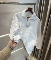 Zar a White Premium Classic Sweatshirt