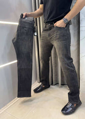 Dolce&Gabbana Carbon Pocket Logo Imported Hyperflex Denim