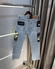 Dolce&Gabbana Sky Blue PocketLook Imported Denim