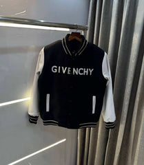 Givench y Paris Black Limited Edition Imported Varsity Jacket