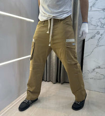 Essentia l Dark Khakhi Premium Imported Baggy Cargo