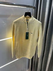 Lacost e Butter Embroidery Logo Imported Knitted Premium Pull Over