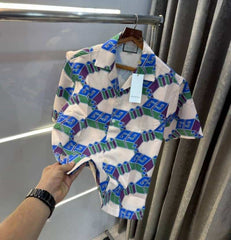 Gucc i All Over Printed Imported Half Shirt