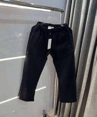 CA1_vIN. KLeIn Black Patch Logo Premium TrackPant