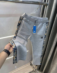 Adida s Grey Patch Logo Premium TrackPant
