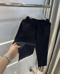 Zar a Pastel Black 4 Premium Linen TrackPants