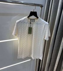 Gucc i Cream MonogR@m Imported T-Shirt