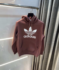 Adida s Milange Logo Print Premium Classic Hoodie