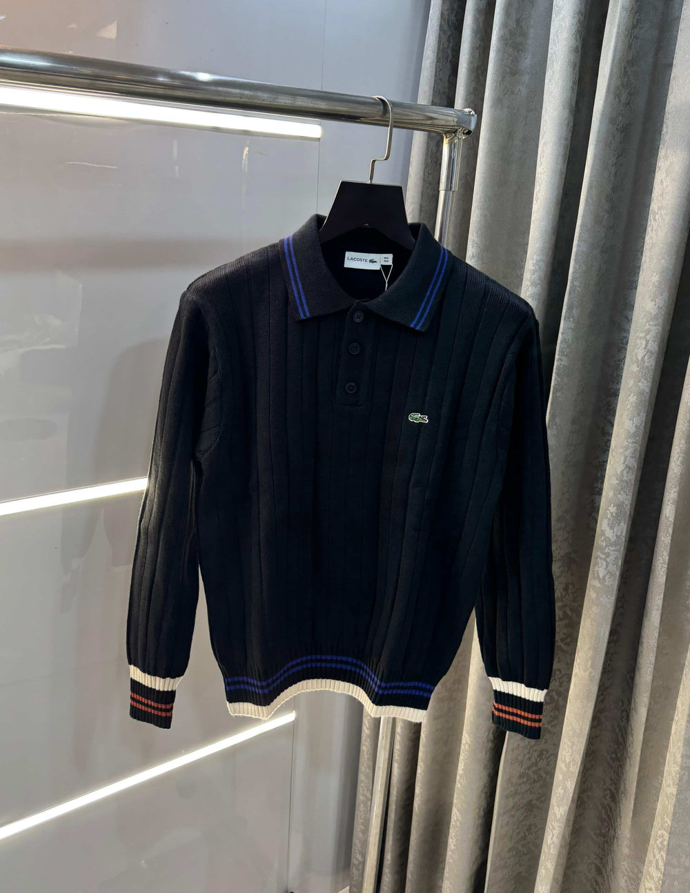 Lacost e Black Imported Knitted Pull Over