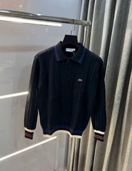 Lacost e Black Imported Knitted Pull Over
