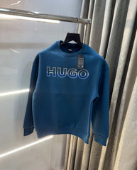 Hug o boss Blue Logo Work Imported Sweatshirt