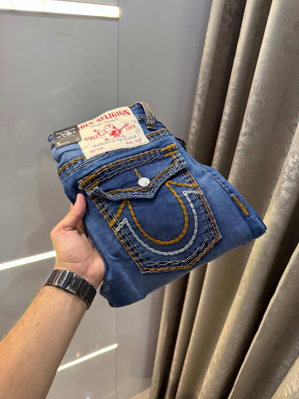 True Religion Blue Imported Premium Denim