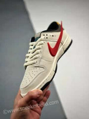 Nike Dunk Low GHOSTBUSTERS X Custom Sail RED BLACK