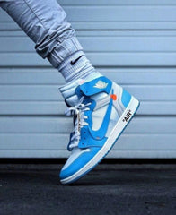 Nike Air Jordan Retro 1 X OFF WHITE BLUE