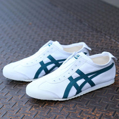 Onitsuka Tiger Mexico 66 Slip On White  Velvet Pine Sneakers for Men