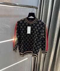 Gucc i Black Designer Imported Knitted Pull Over