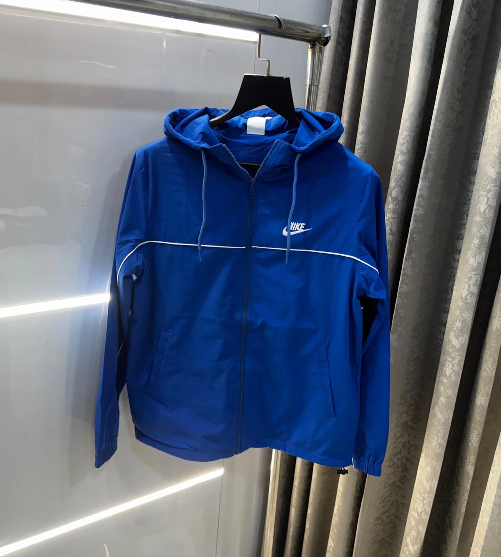 Nik e Blue Imported Premium WindBreaker Jacket