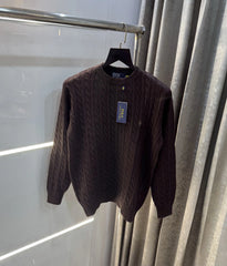 Ralph  Lauren Brown Knitted Imported Pull Over