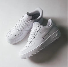 Nikee Airforce 1 White Pure Leather