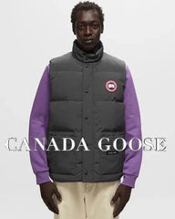 Canad a Goose Grey Imported Puffer Jacket