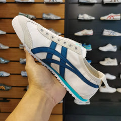 Onitsuka Tiger Sneakers Mexico 66 Slip On White Lake Blue Sneakers For Men