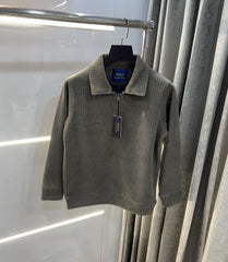 Ralph  Lauren Green Cord Imported Pull Sweatshirt