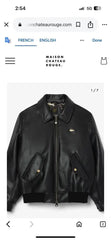 Lacost e Black Back Work Imported Leather Jacket