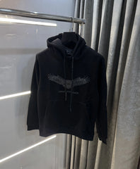 Arman i EXchange Black Eagle Print Imported Hoodie